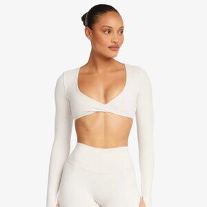 Crop Shop Boutique Long Sleeve Crop - Vanilla Cream